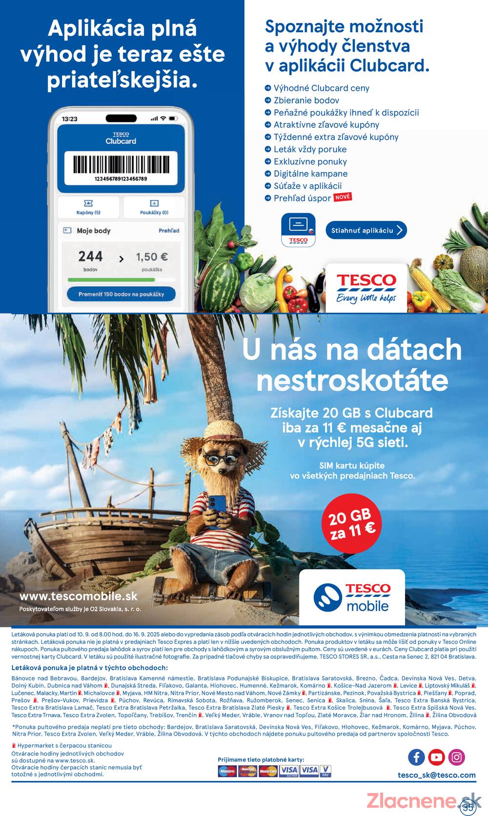 Leták Tesco - Tesco malé hypermarkety od 10.9. do 16.9.2025 - strana 35