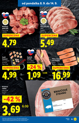 Leták Lidl
		  platný do 14.9.2025 - strana 15