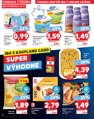 Kaufland 11.9. - 17.9. - Kaufland Spišská Nová Ves