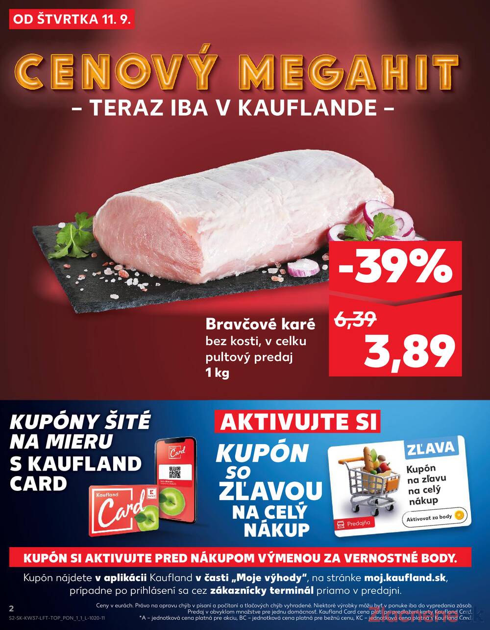 Leták Kaufland - Kaufland 11.9. - 17.9. - Kaufland Sabinov - strana 2