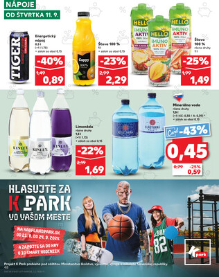 Kaufland 11.9. - 17.9. - Kaufland Poprad - Jiřího Wolkera