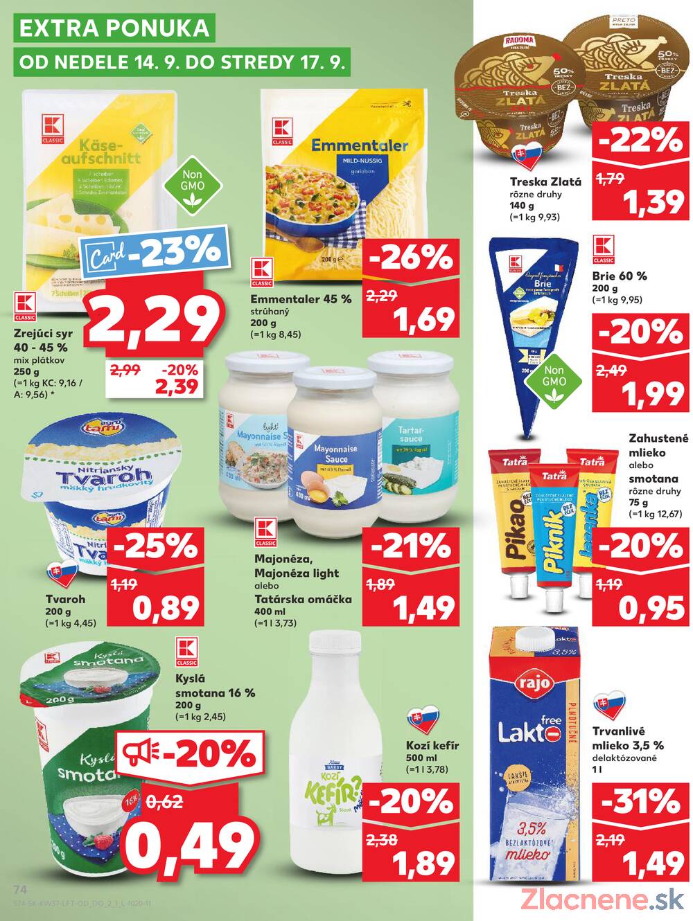 Leták Kaufland - Kaufland 11.9. - 17.9. - Kaufland Veľký Meder - strana 74