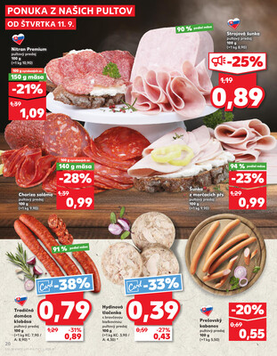 Kaufland 11.9. - 17.9. - Kaufland Veľký Meder