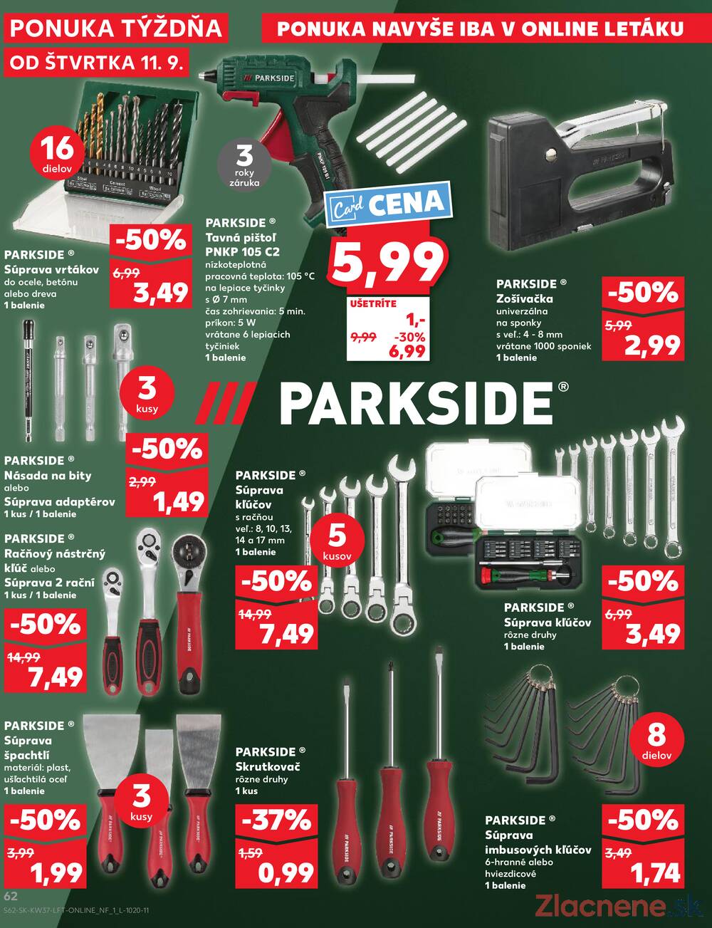 Leták Kaufland - Kaufland 11.9. - 17.9. - Kaufland Zlaté Moravce - strana 62