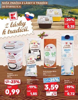 Kaufland 11.9. - 17.9. - Kaufland Martin