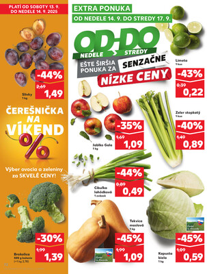 Kaufland 11.9. - 17.9. - Kaufland Martin