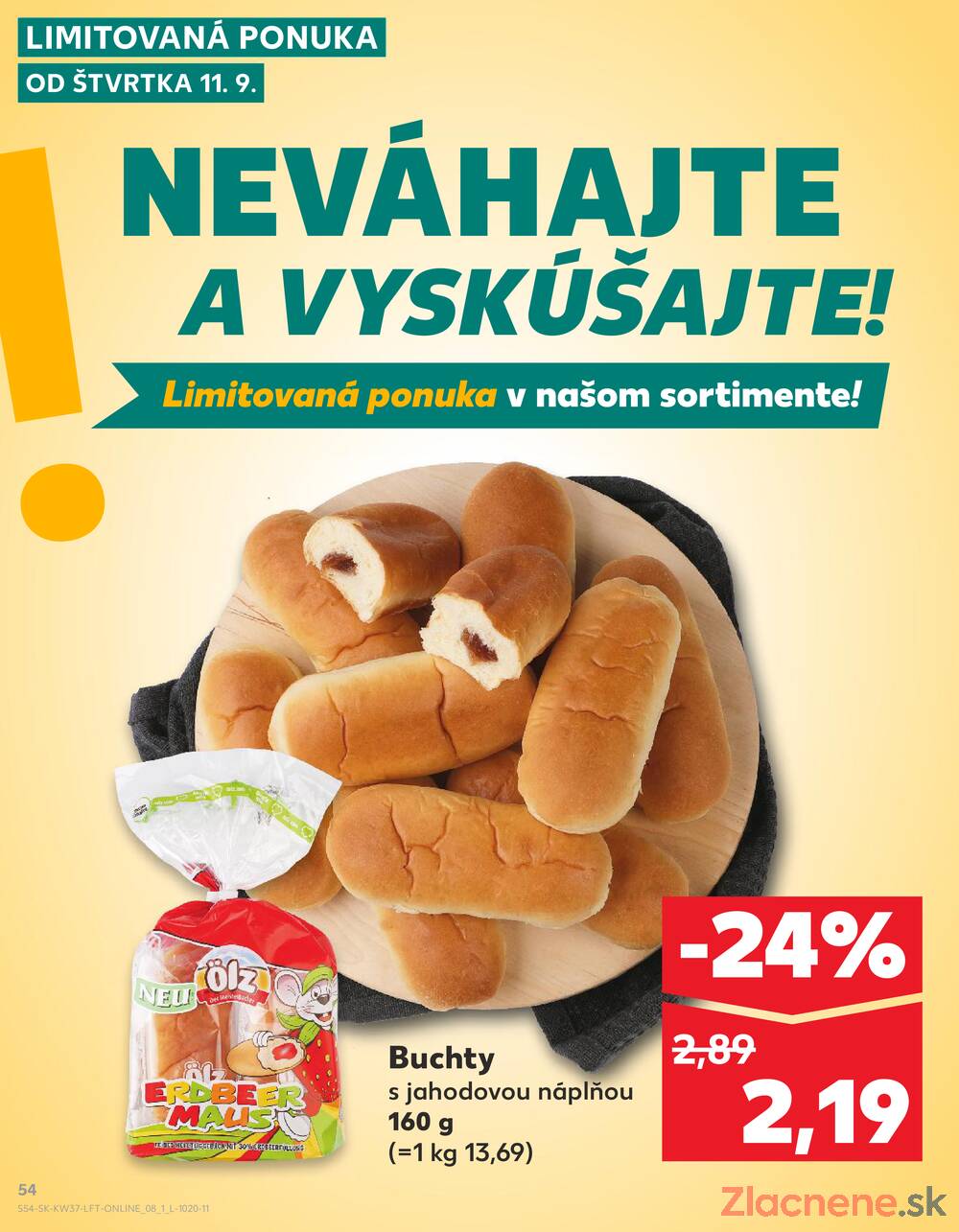 Leták Kaufland - Kaufland 11.9. - 17.9. - Kaufland Košice - Popradská  - strana 54