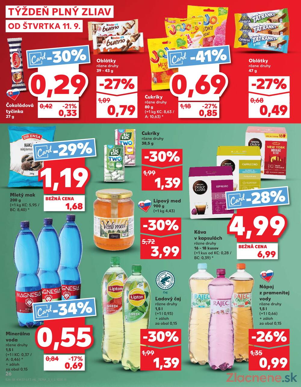 Leták Kaufland - Kaufland 11.9. - 17.9. - Kaufland Bratislava - Nové Mesto - strana 26