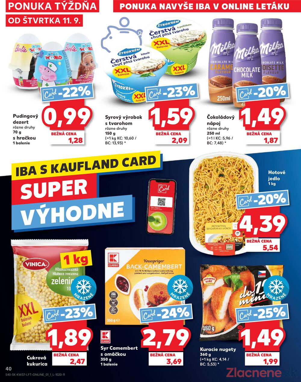 Leták Kaufland - Kaufland 11.9. - 17.9. - Kaufland Bratislava - Nové Mesto - strana 40