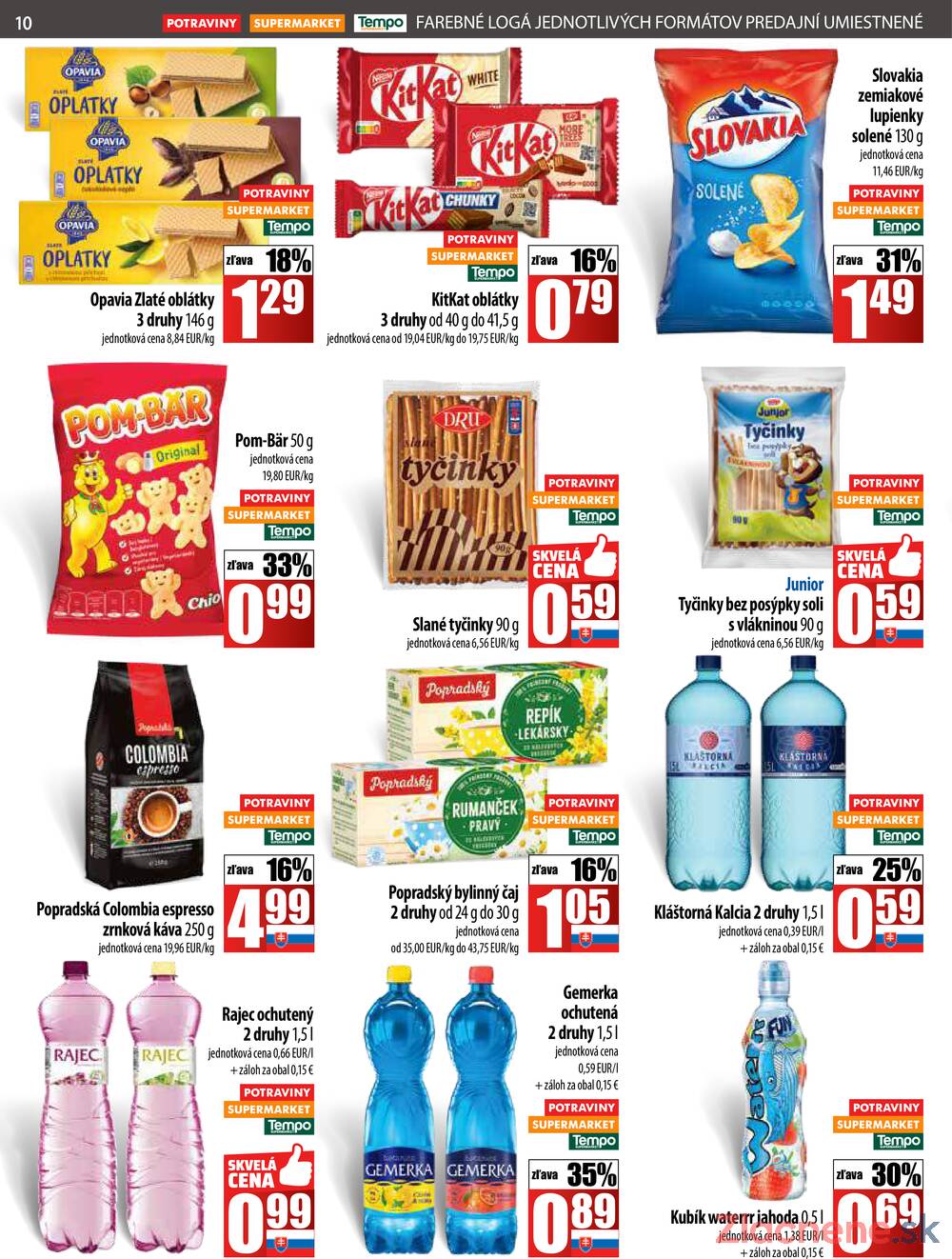 Leták COOP Jednota Slovensko - COOP do 17.9. - strana 10