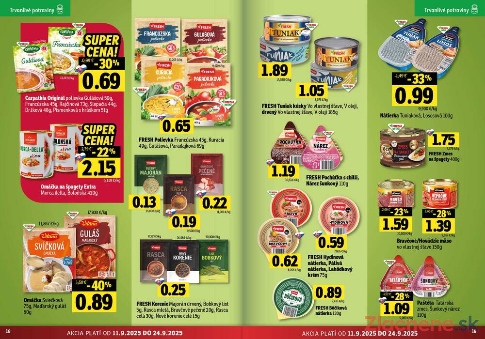 Leták Fresh - Fresh do 24.9. - strana 10