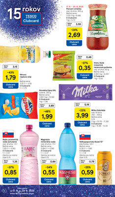 Tesco supermarkety od 17.9. do 23.9.2025