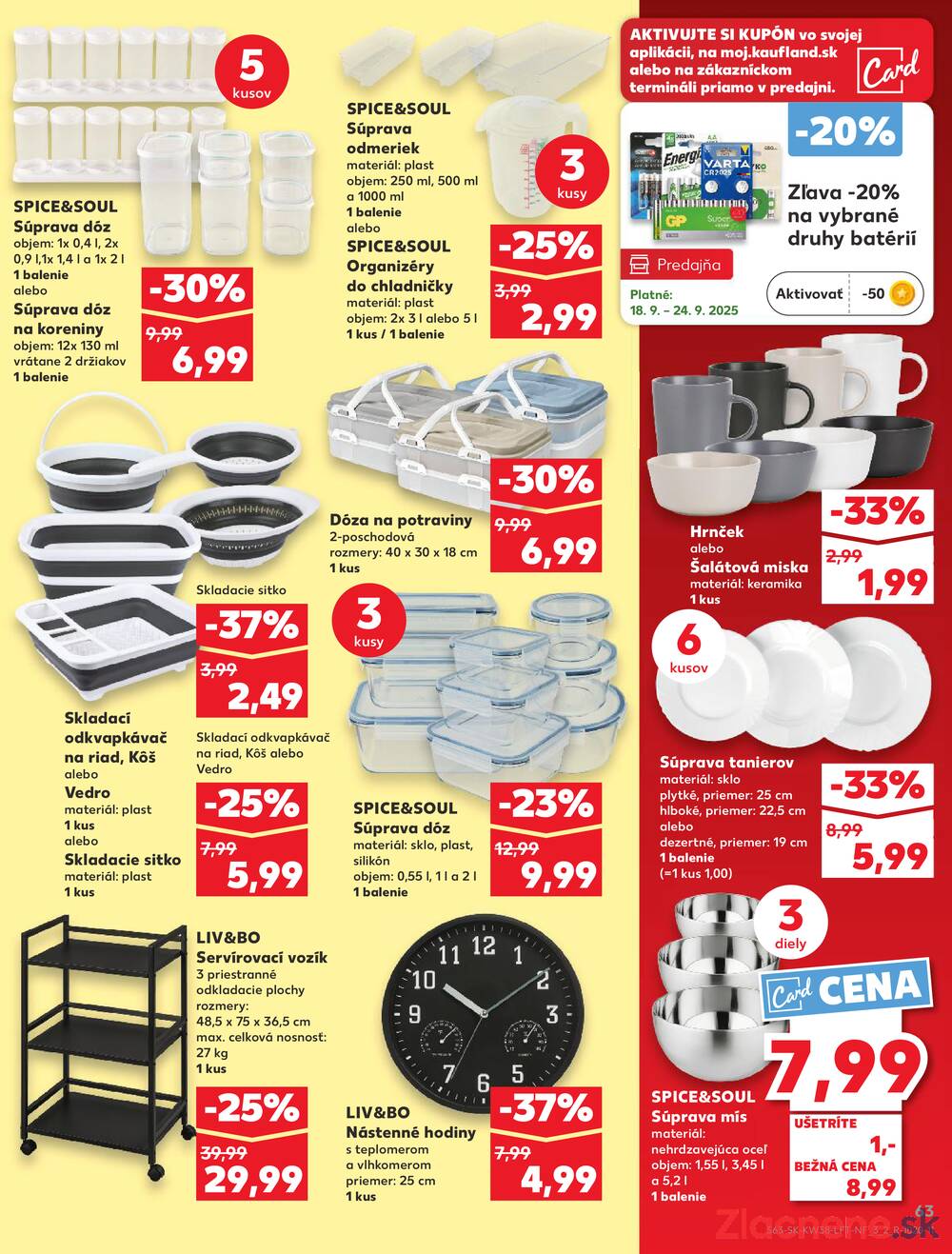 Leták Kaufland - Kaufland 18.9. - 24.9. - Kaufland Detva - strana 63
