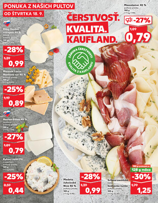 Kaufland 18.9. - 24.9. - Kaufland Trebišov