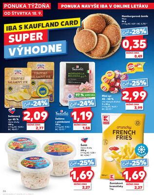 Kaufland 18.9. - 24.9. - Kaufland Trebišov
