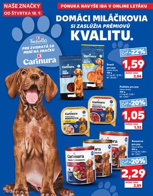 Kaufland 18.9. - 24.9. - Kaufland Trebišov