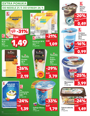Kaufland 18.9. - 24.9. - Kaufland - Pezinok-Grinava