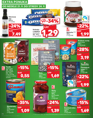 Kaufland 18.9. - 24.9. - Kaufland Bratislava - Bory
