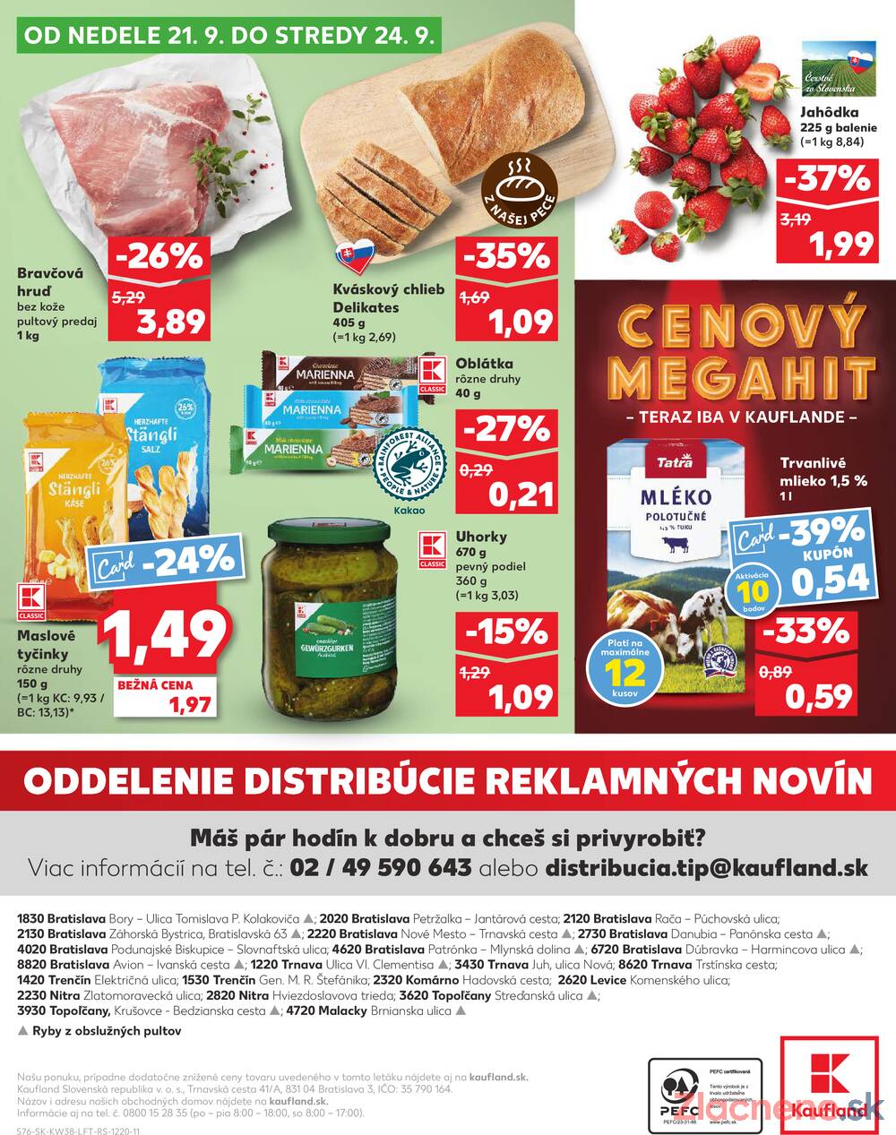 Leták Kaufland - Kaufland 18.9. - 24.9. - Kaufland Komárno - strana 76 Leták Kaufland - Kaufland 18.9. - 24.9. - Kaufland Komárno - strana 76