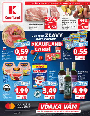 Leták Kaufland 18.9. - 24.9. - Kaufland Komárno