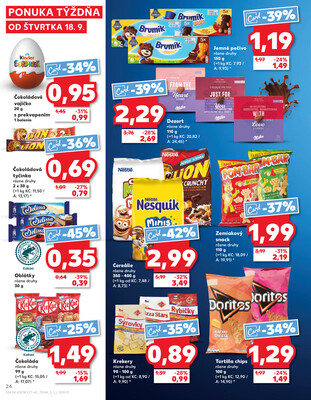 Kaufland 18.9. - 24.9. - Kaufland Komárno