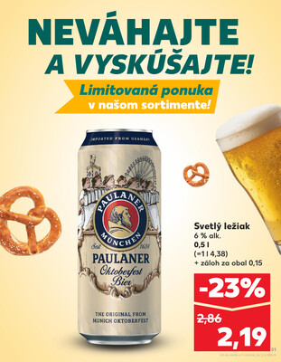 Kaufland 18.9. - 24.9. - Kaufland Komárno