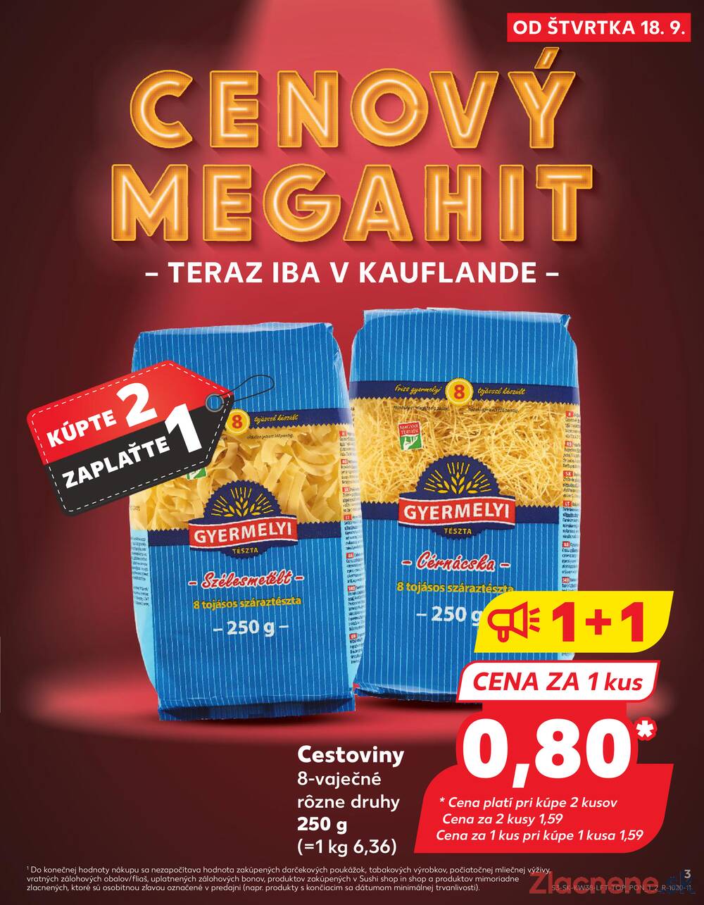 Leták Kaufland - Kaufland 18.9. - 24.9. - Kaufland Trnava - Nová ul. - strana 3