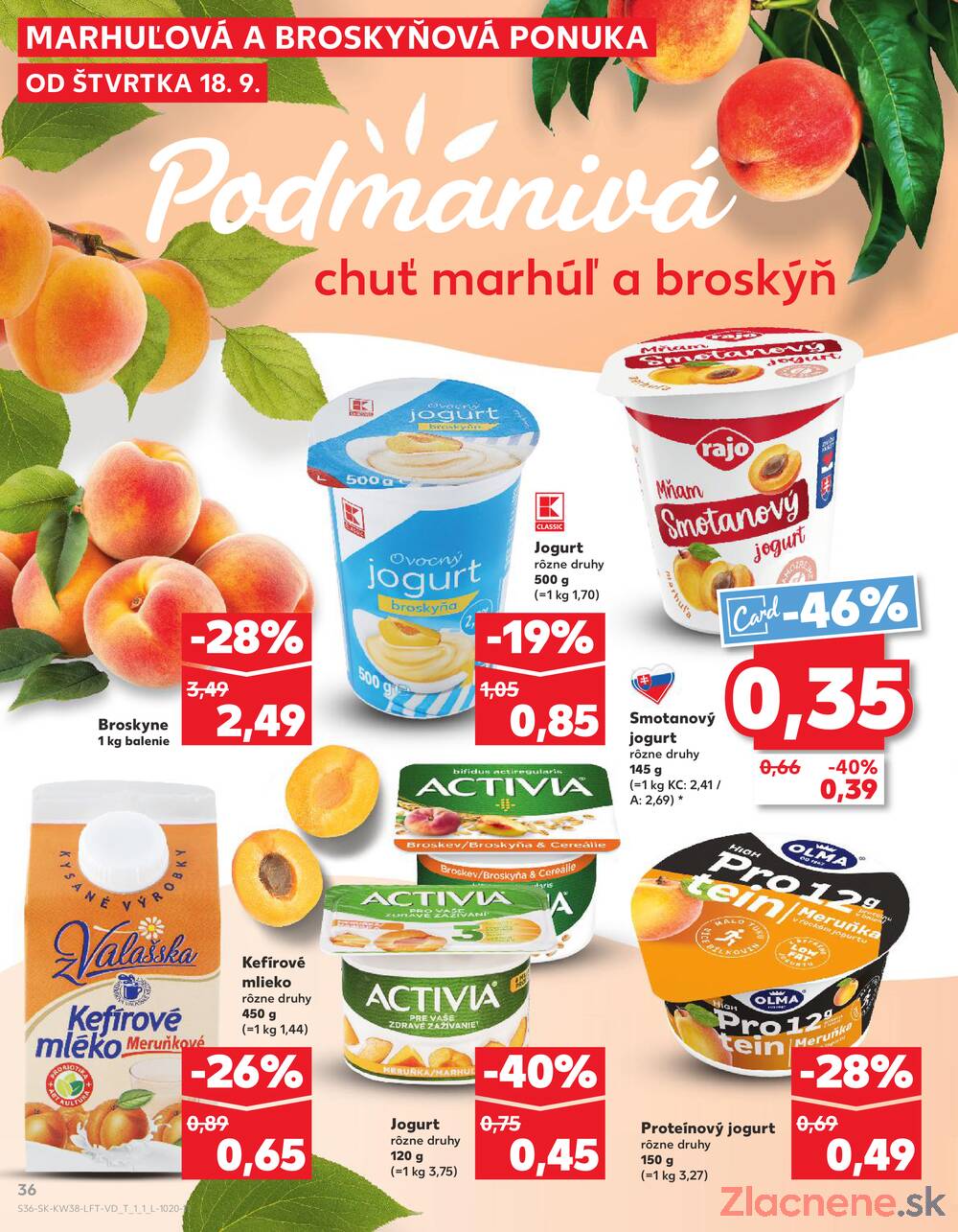 Leták Kaufland - Kaufland 18.9. - 24.9. - Kaufland Prešov - Sekčov  - strana 36