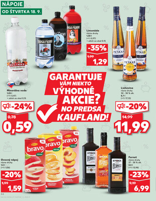 Kaufland 18.9. - 24.9. - Kaufland Skalica - Mallého
