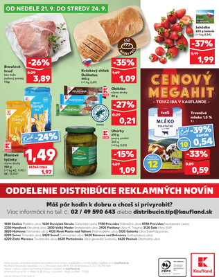 Kaufland 18.9. - 24.9. - Kaufland Skalica - Mallého