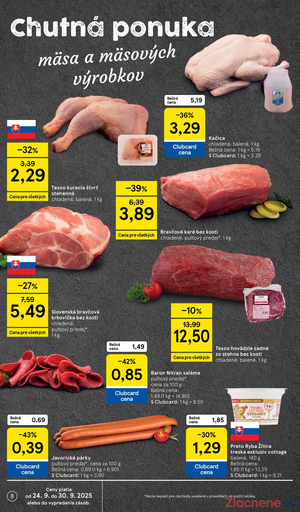 Leták Tesco - Tesco malé hypermarkety od 24.9. do 30.9.2025 - strana 8