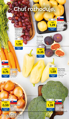 Tesco malé hypermarkety od 24.9. do 30.9.2025