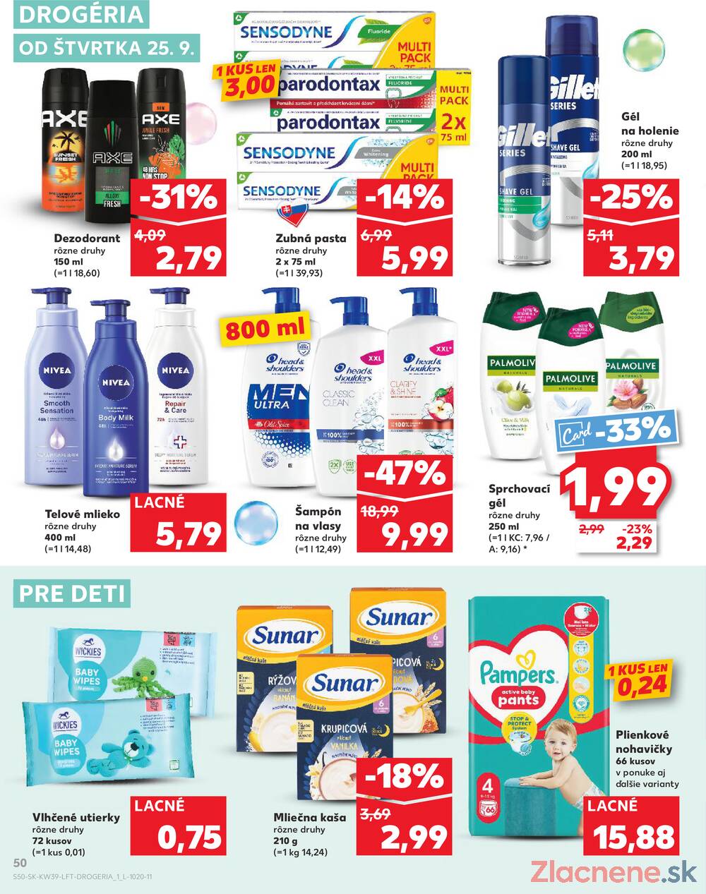 Leták Kaufland - Kaufland 25.9. - 1.10. - Kaufland Brezno - strana 50