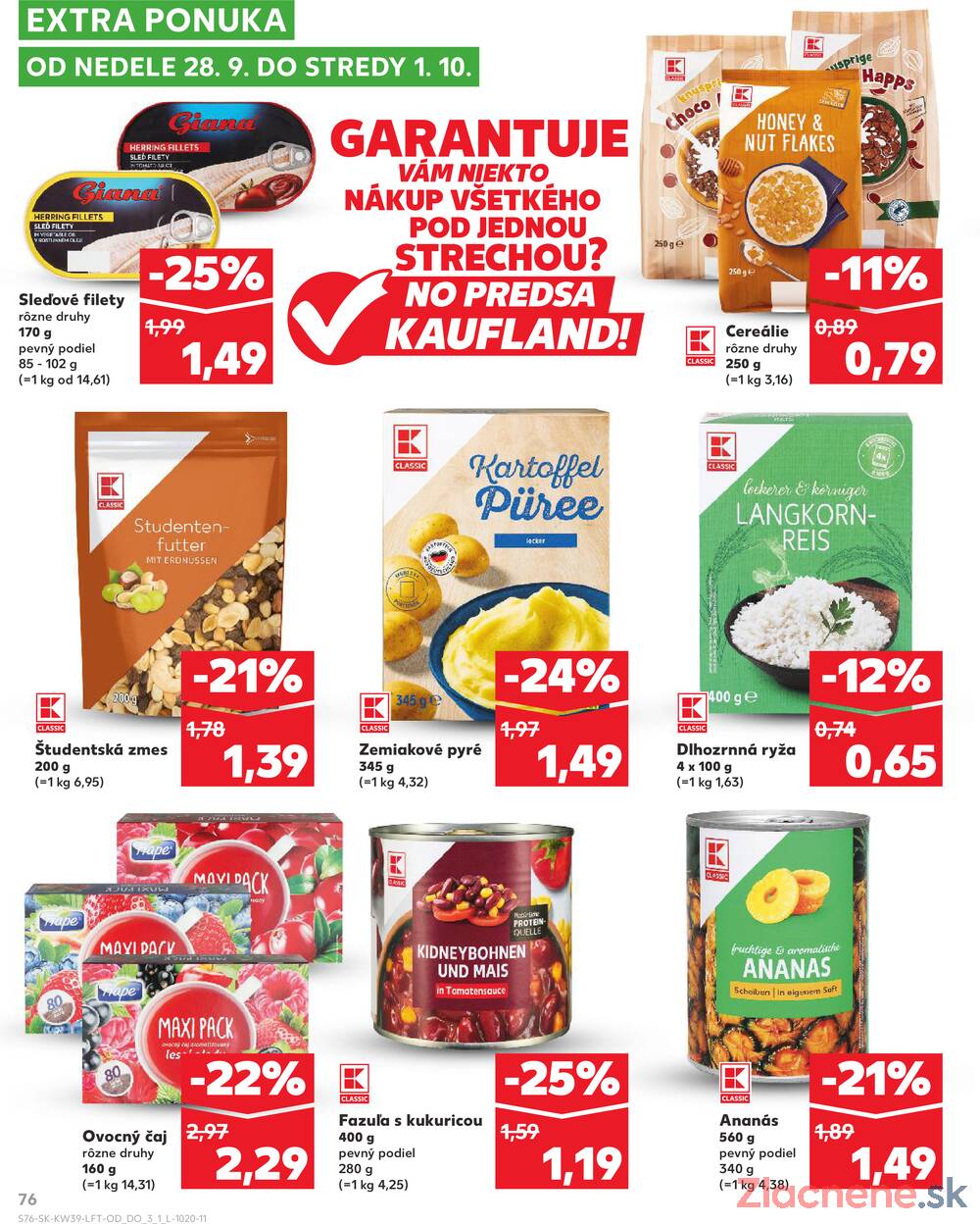 Leták Kaufland - Kaufland 25.9. - 1.10. - Kaufland Detva - strana 76
