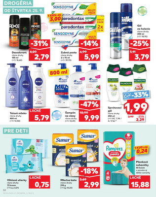 Kaufland 25.9. - 1.10. - Kaufland Michalovce