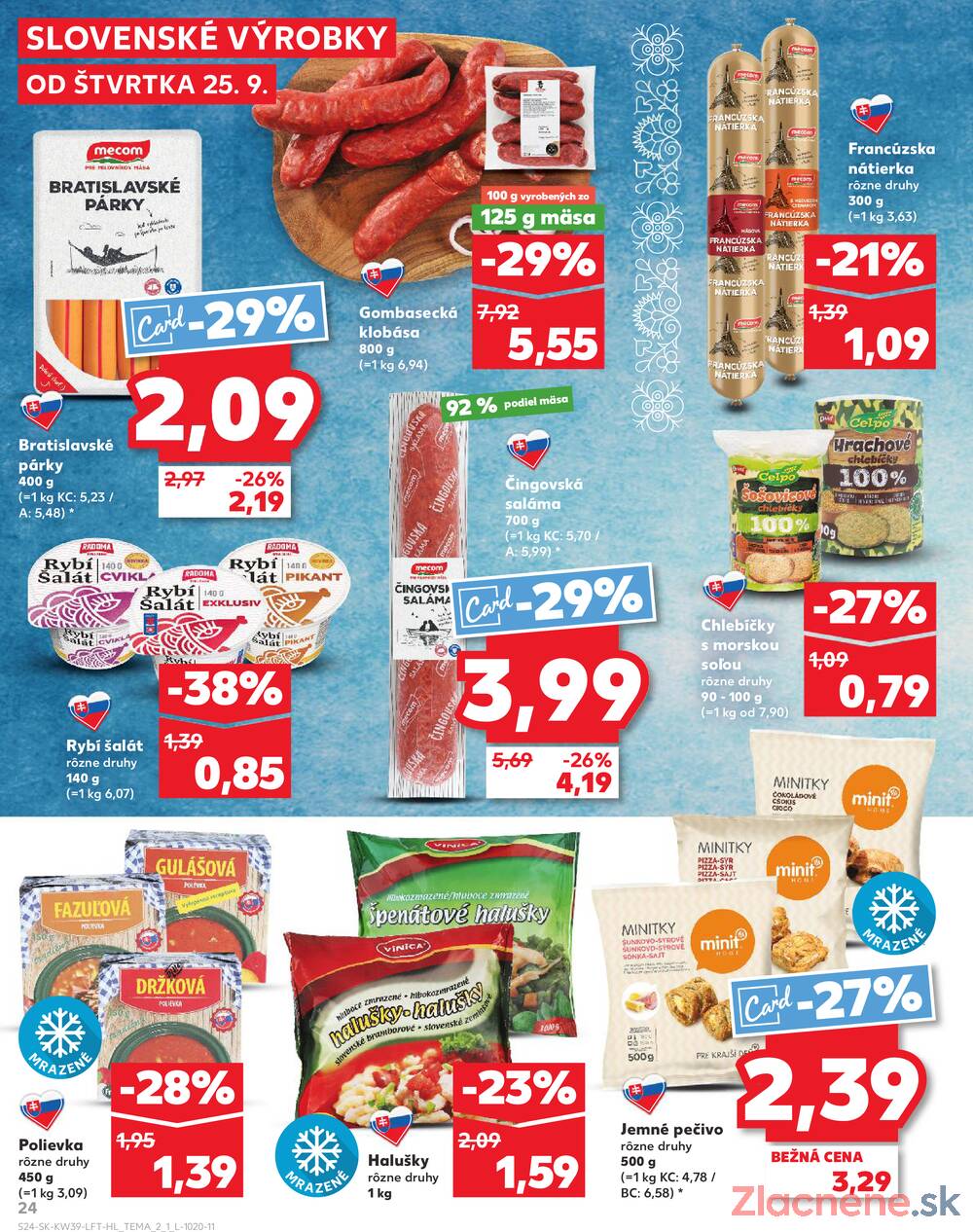 Leták Kaufland - Kaufland 25.9. - 1.10. - Kaufland Spišská Nová Ves - strana 24