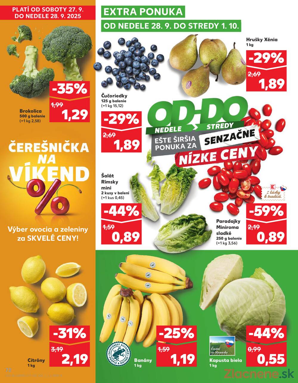 Leták Kaufland - Kaufland 25.9. - 1.10. - Kaufland Spišská Nová Ves - strana 72