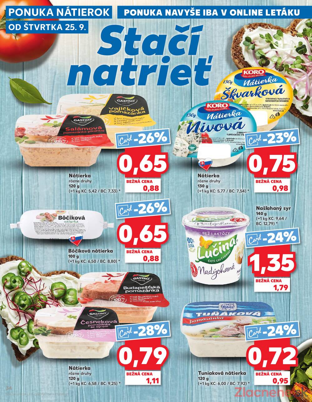 Leták Kaufland - Kaufland 25.9. - 1.10. - Kaufland Stará Ľubovňa - strana 34