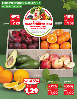 Kaufland 25.9. - 1.10. - Kaufland Stará Ľubovňa