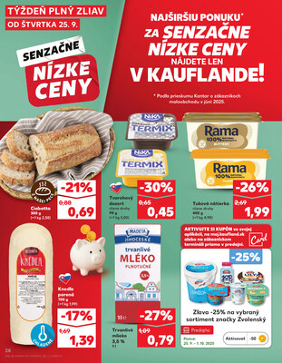 Kaufland 25.9. - 1.10. - Kaufland Trebišov