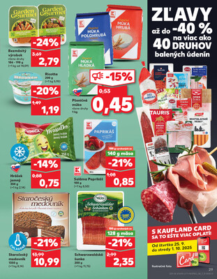 Kaufland 25.9. - 1.10. - Kaufland Trebišov
