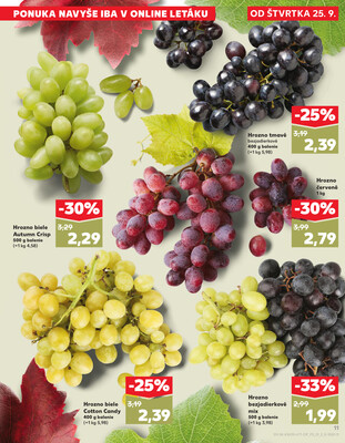 Kaufland 25.9. - 1.10. - Kaufland Rožňava