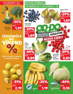 Kaufland 25.9. - 1.10. - Kaufland Rožňava