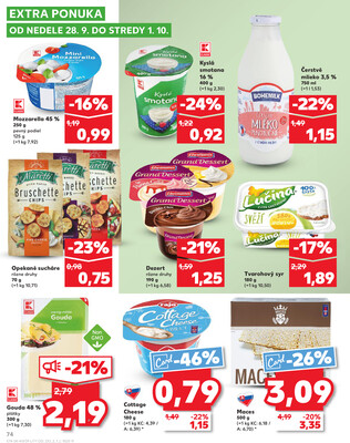 Kaufland 25.9. - 1.10. - Kaufland Rožňava