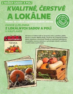 Kaufland 25.9. - 1.10. - Kaufland Svidník