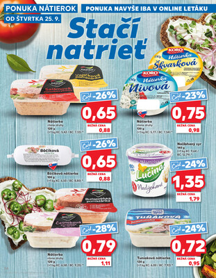 Kaufland 25.9. - 1.10. - Kaufland Michalovce (Humenská cesta)