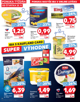 Kaufland 25.9. - 1.10. - Kaufland  Bratislava - Zahorska Bystrica