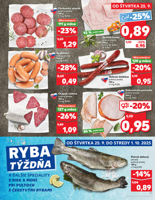 Kaufland 25.9. - 1.10. - Kaufland Bratislava - Nové Mesto