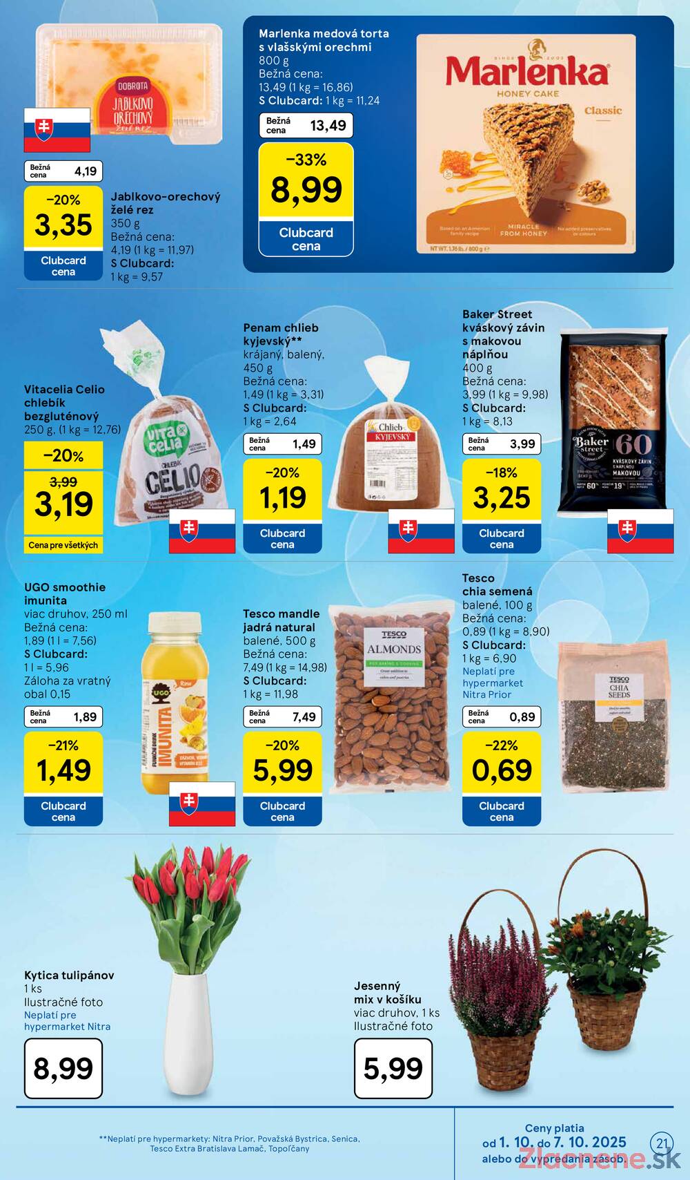 Leták Tesco - Tesco malé hypermarkety od 1.10. do 7.10.2025 - strana 21