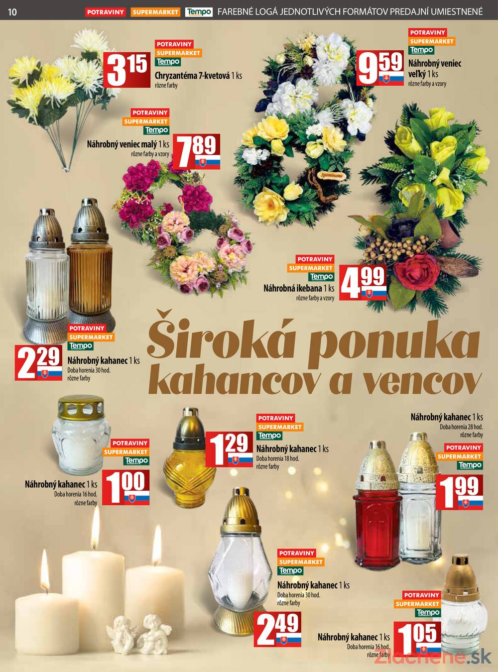 Leták COOP Jednota Slovensko - COOP do 1.10. - strana 10